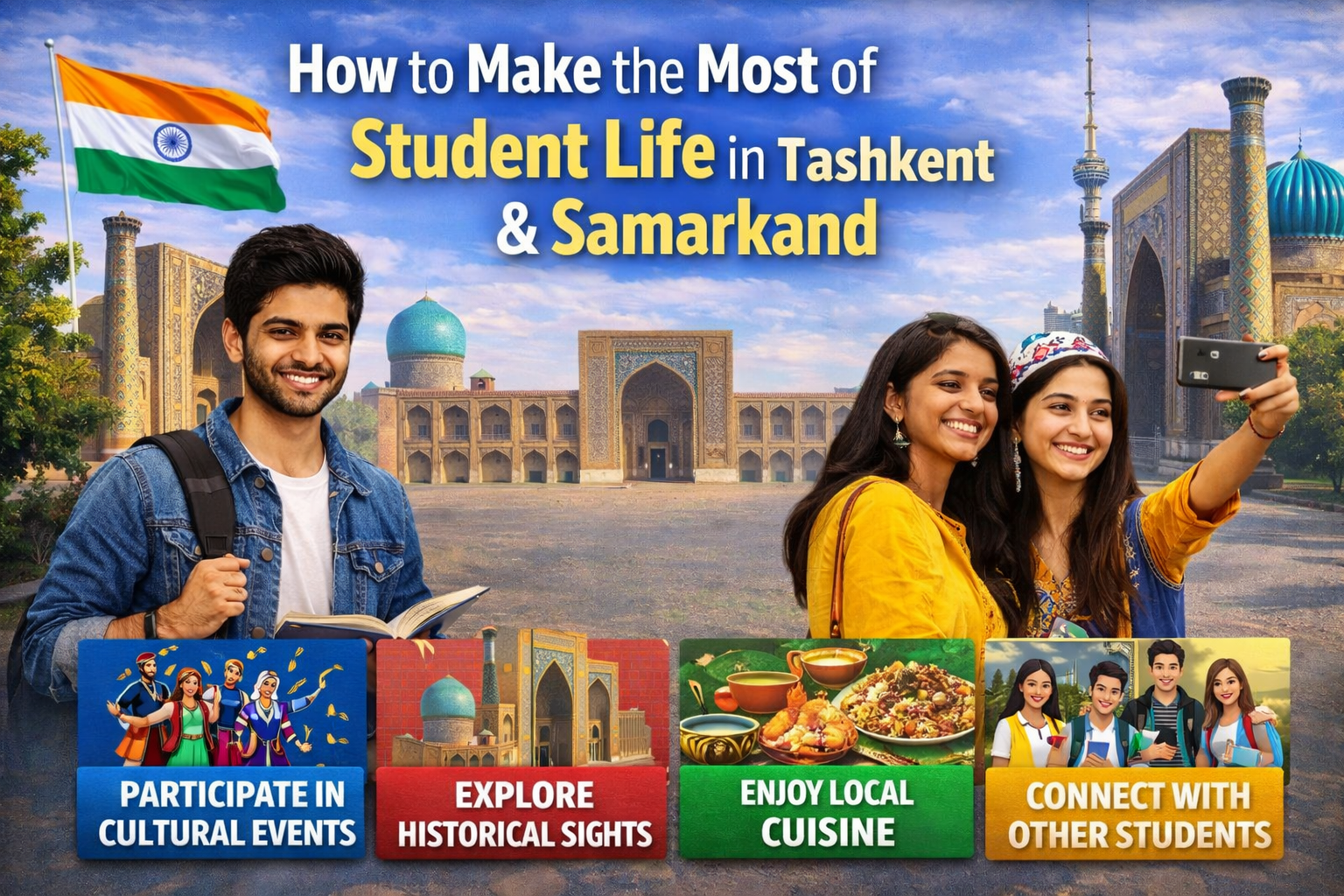 How to Make the Most of Student Life in Tashkent & Samarkand